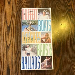 1992 Jimmy Buffett Boats Beaches Bars & Ballads Cassette Set